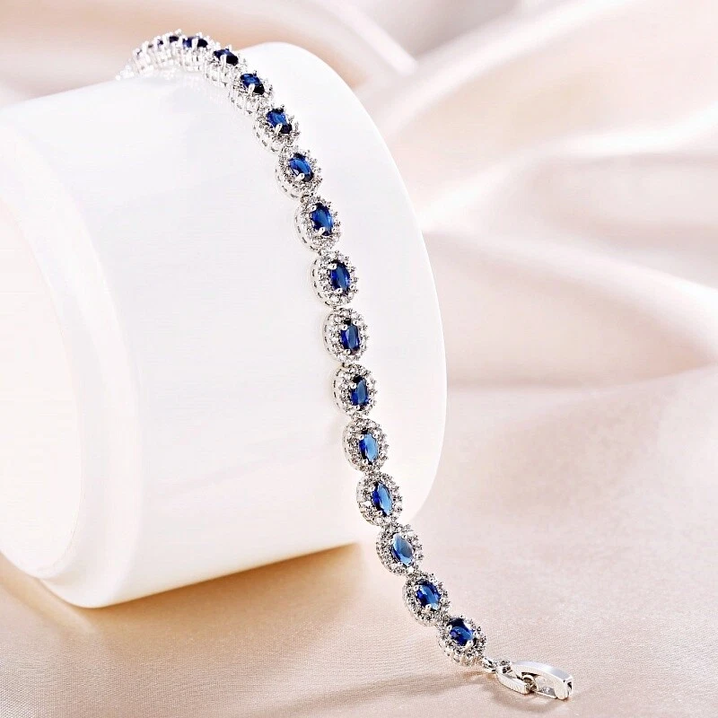 Swarovski bracelet blue stone online