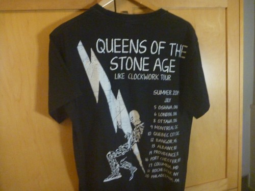 Queens of the Stone Age 2014 Like Clockwork Tour T-Shirt Small Size - Picture 3 of 4