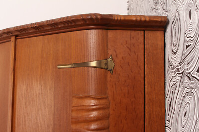 Jugendstil COLLI TURIN Eck SCHRANK 10er / 20er J. Eiche wardrobe oak 20s armoire