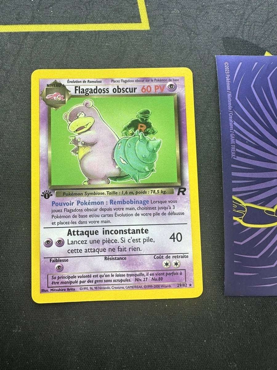 Pokémon TCG 1st Edition French Dark Slowbro 29/82 Team Rocket Non