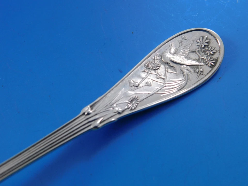 Cuchara de helado japonesa de plata esterlina por Tiffany and Co GW biselada 5 7/8" Foto 2 de 4