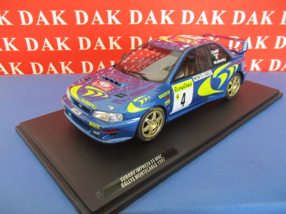 Die cast 1/18 Modellino Auto Subaru Impreza WRC Rally Monte Carlo 2007 P. Liatti - Immagine 2 di 4