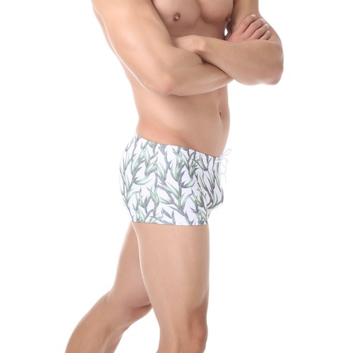 Herren Badehose Schwimmen Bademode Strandmode Boxershorts Baden Kordelzug - Picture 55 of 76