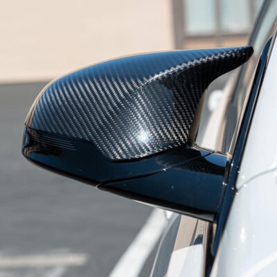 M3 M4 M2 F8X REAL CARBON FIBER MIRROR CAPS F80 F82 F83 F87 REPLACEMENT 2014-2020
