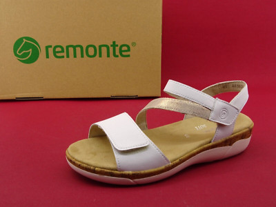 Remonte SOFT Riemensandaletten Sandalen Damen Schuhe Sommerschuh Weiß Gr. 40