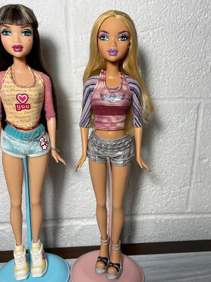 ♡Crazy Barbie♡です Barbie My Scene Street Art Dolls Delancey Chelsea Madison