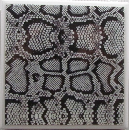 4er Set - Naturstein Keramik Fliese Marmor Getränk Untersetzer - Haut Drucke 1-B - Bild 5 von 6