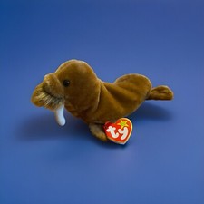 1999 Ty Beanie Babies Original Paul the Walrus MWMT RARE W ERRORS