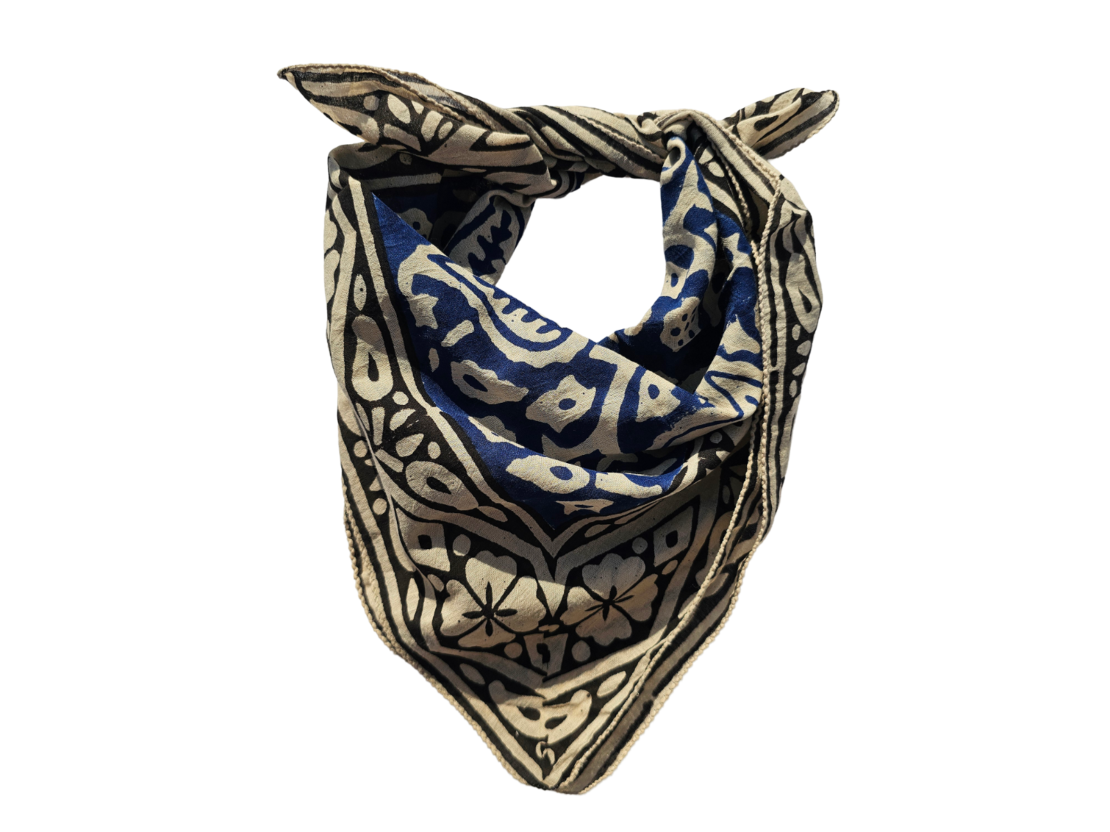 Colorful Cotton Paisley Bandana Scarf Unique High-Quality Design
