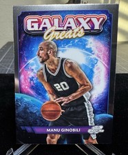2023-24 Topps Chrome Cosmic Galaxy Greats GG-33 Manu Ginobili, San Antonio Spurs