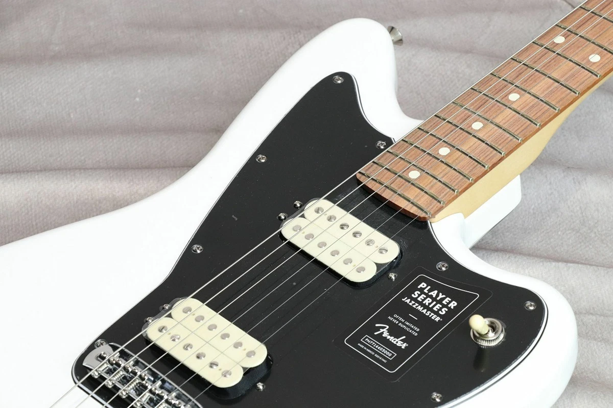 Fender Player Jazzmaster Electric Guitar Polar White Pau Ferro