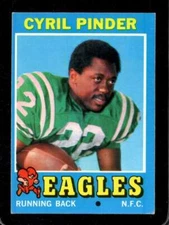 1971 TOPPS #87 CYRIL PINDER EX (RC) EAGLES *XR30086