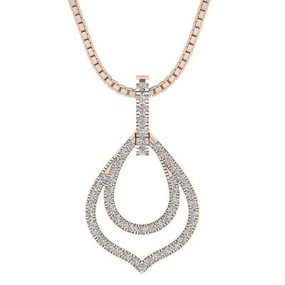 14K White Yellow Rose Gold I1 G 0.40 Ct Natural Diamond