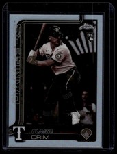 2025 Topps Chrome Update #USC83 Blaine Crim RC Sepia Refractor