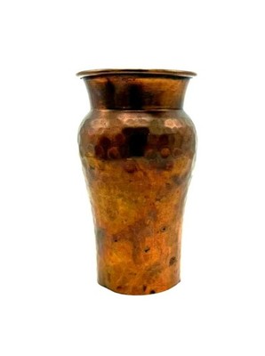 Hammered Copper Vase Vintage 5 inch
