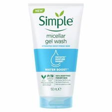 3 x Simple Water Boost Micellar Gel Wash 150ml