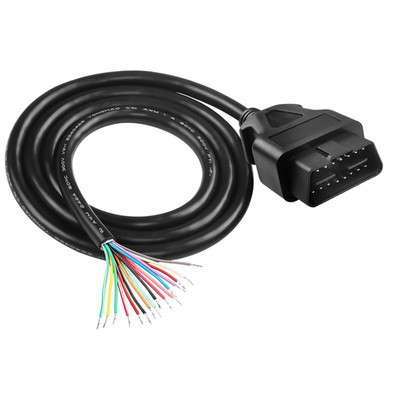 XMSJSIY OBD OBD2 Verlängerungskabel Pigtail Draht OBD-II 16-Pin Stecker Offenes 