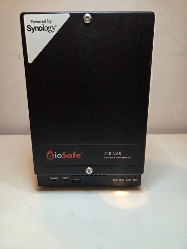 IOSAFE 218 Fireproof And Waterproof Network Attached Storage With 10 TB (2x5TB)