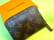Louis Vuitton Monogram Zippy Zip Around Wallet-Coin Purse Brown