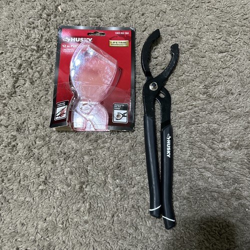 NEW HUSKY 1003002584 12" PVC AND FITTINGS PLIERS 2-1/2"-4-5/8"