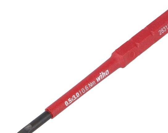 Interchangeable Blade; Insulated; Slot; 3X0.5Mm; 1Kv - WIHA.2831-10/3 | EU Stock-image
