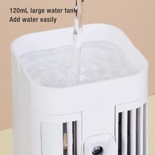 Portable Air Conditioner 3 Speeds ABS USB Portable Air Conditioner Fan For Home