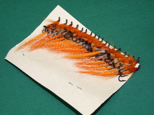 20 new in packet Allies Cascade & Crystal salmon flies sz 6 double hooks