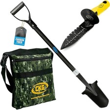 Carbon Metal Detecting Set - Spade Shovel, Hand Shovel Digging Tool, Pouch Ba...