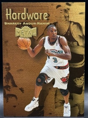 1997-98 Skybox Metal Universe Championship Hardware Shareef Abdul-Rahim NM #2H