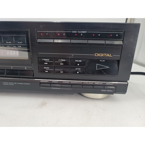 Fisher Studio Standard 5-Disc CD Changer Model DAC-914A-REPAIRED - Afbeelding 7 van 14