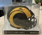 Kyren Williams LA Rams Riddell ALT Eclipse Beckett BAS COA Signed Mini Helmet