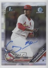 2019 Bowman Chrome Prospect Auto Genesis Cabrera #CPA-GCA Auto 10k8