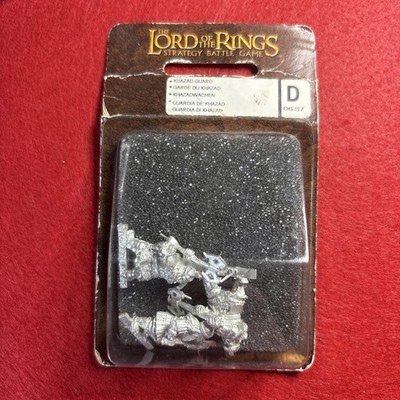 LOTR Games Workshop Khazad Guard Sealed Blister METAL GW Hobbit Dwarf