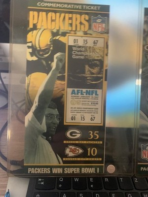 Green Bay Packers Commemortive Tickets 3