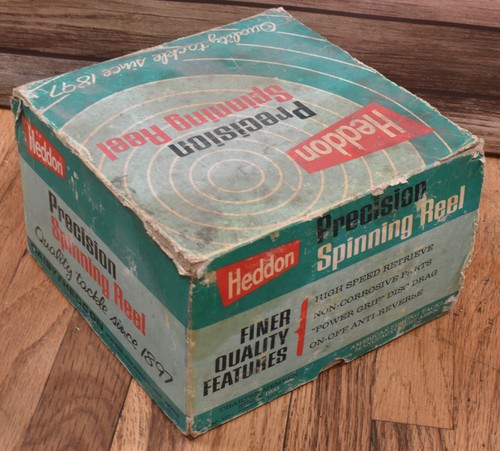 Vintage Heddon Convertible 251 Precision Spinning Fishing Reel in Original Box - Bild 11 von 11