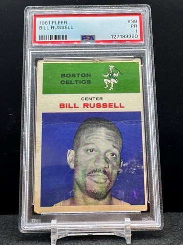 1961 Fleer Bill Russell #38 PSA 1