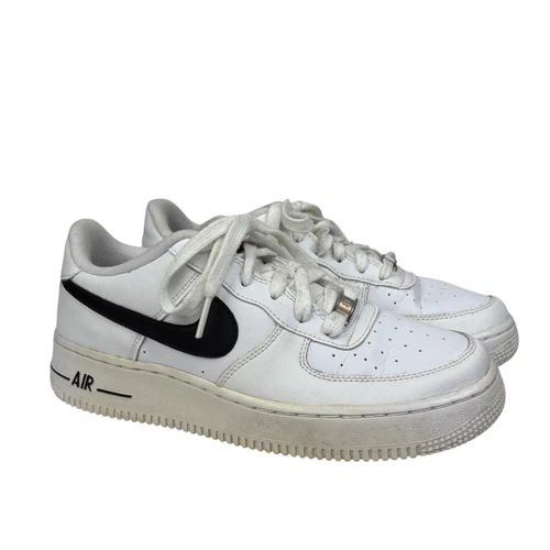 Scarpe sneakers Nike Air Force 1 basse AN20 bianche nere bambino 6 anni