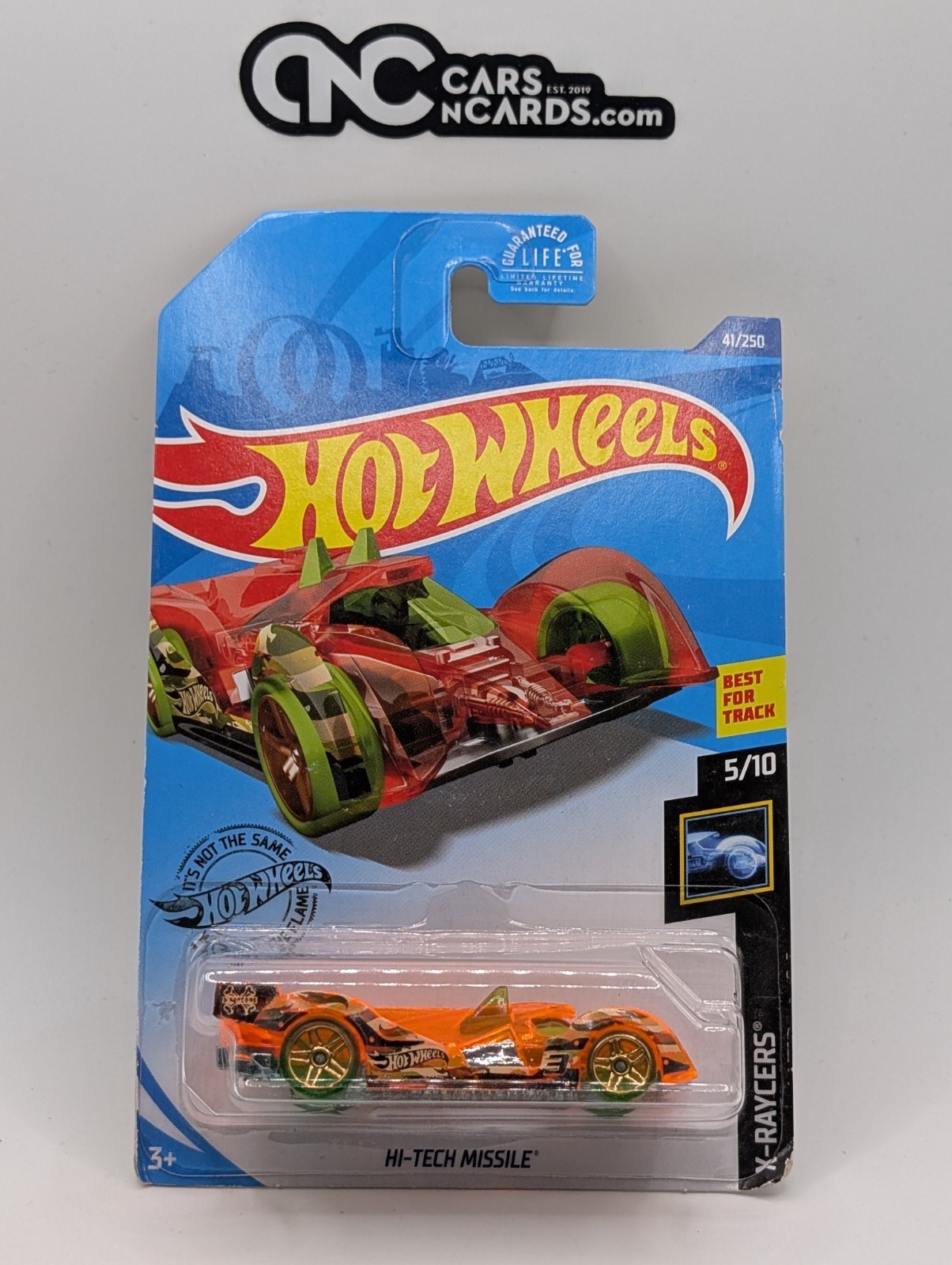 2020 Hot Wheels X-Raycers 5/10 Hi-Tech Missile 41/250 (Damaged)