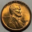 1945-D Lincoln Wheat Cent — Uncirculated MS Red 🔥 Exact Coin