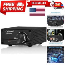 100W Subwoofer Digital Power Amplifier Audio Mini Amp Black