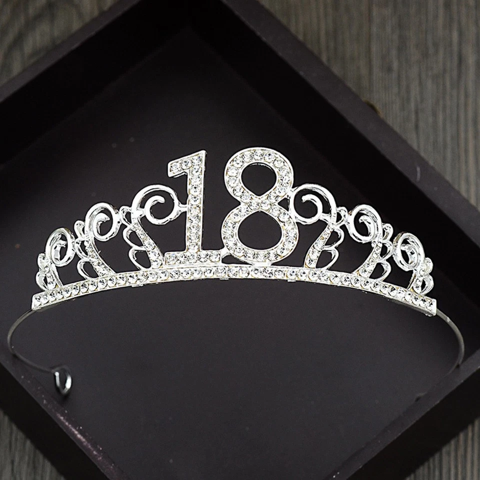  Decorazioni Per Torte Argento Accessori La Decorazione Di Corona Del Partito - Immagine 4 di 4