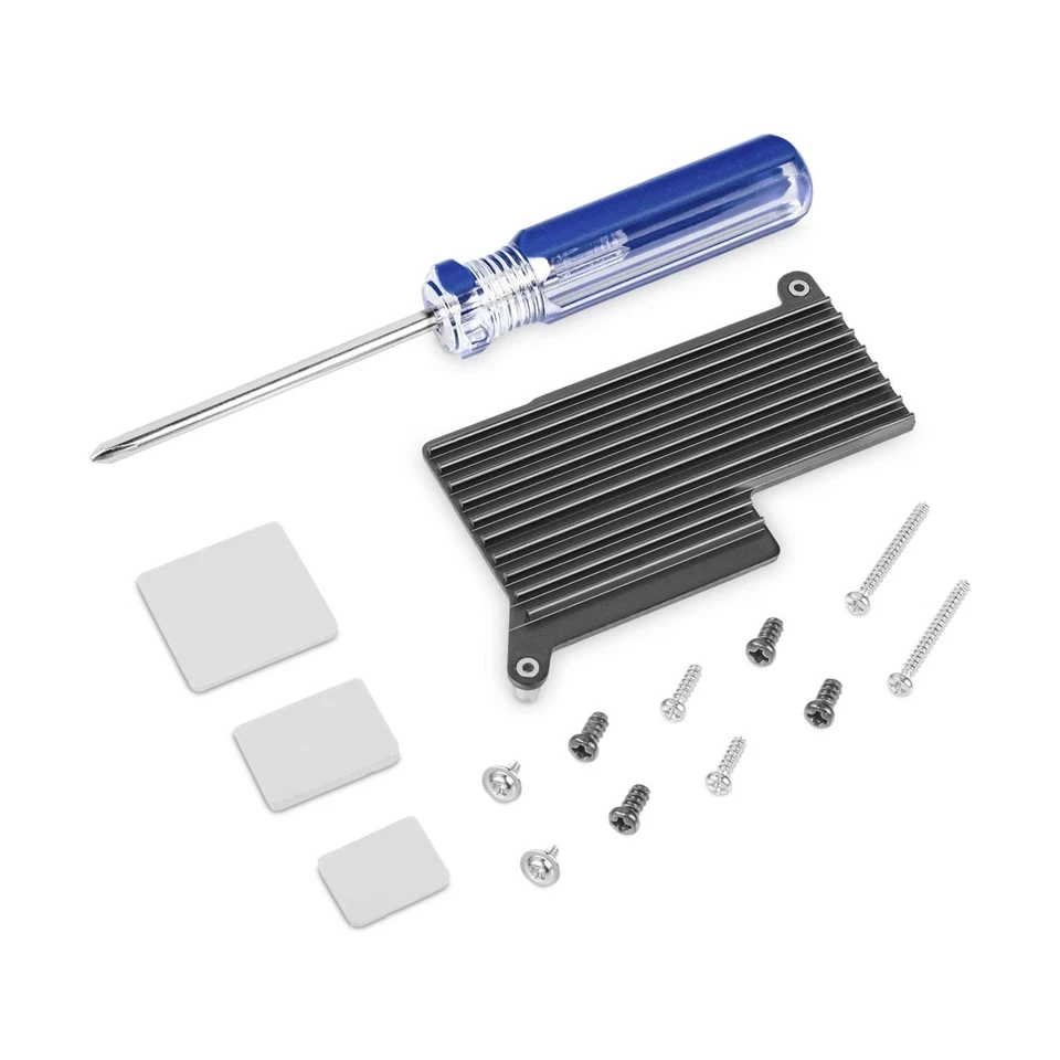 Retroflag 64Pi Case, Raspberry Pi 5 Gehäuse, Aluminium Kühlkörper, GPIO Reset, - Bild 2 von 4