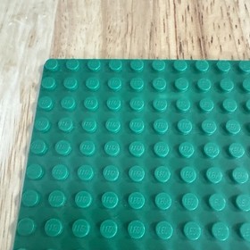 Lego Vintage Green Thin Base Plate Flat