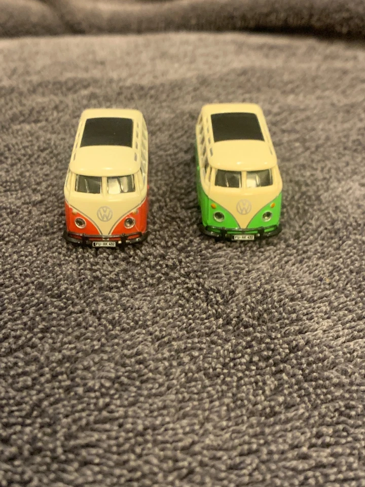 Ho масштаб / 1:87 масштаб / 2 Volkswagon автобусы / винтажный стиль - Изображение 3 из 4