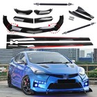 For Hyundai Elantra Front Rear Bumper Lip Spoiler Splitter Side Skirt Body Kits