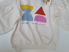 New Bobo Choses Girl's Sweatshirt Funny Friends Balloon Sleeve 6 7Y 03003B