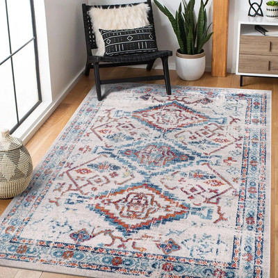 Großflächenteppich Wohnzimmer Antirutsch Teppich Traditionell Vintage Rug Türkischer Teppich 7661