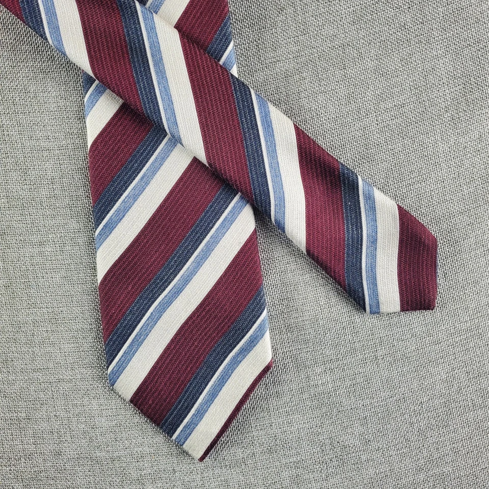 Corbatas Brioni Para Hombre Negras 59X3 Rayas Seda Italia Clásicas Carrera Hechas a Mano Foto 3 de 4