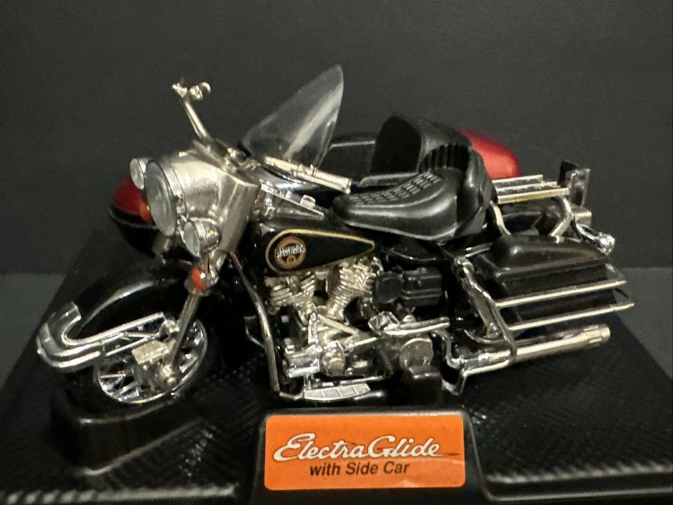 Matchbox 73310 Harley Davidson Electra Glide Edición Especial Con Coche Lateral Foto 4 de 4