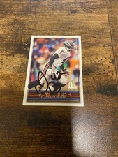 1996 Topps DEVIN BUSH Signed Card autograph auto FALCONS rc Rookie. rookie card picture